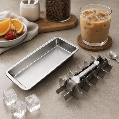 Stainless steel slot ice - stainless,