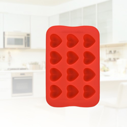 Reusable red silicone - red, ice