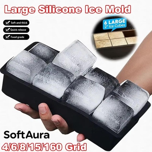 Large silicone ice - large, cube