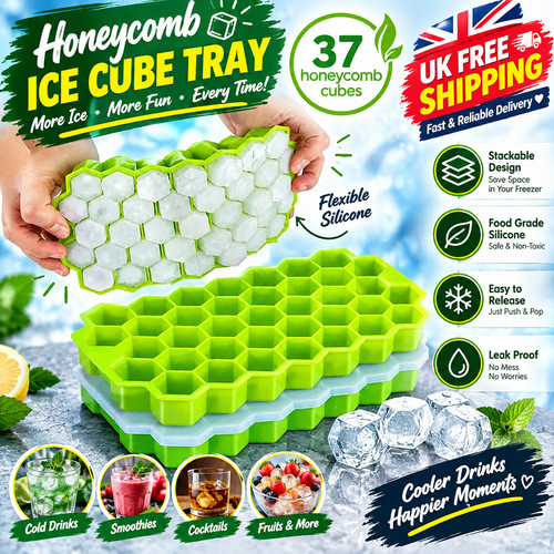 Honeycomb ice cube tray - honeycomb,