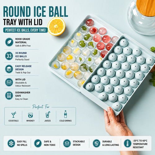 Ice cube tray - cube, 33