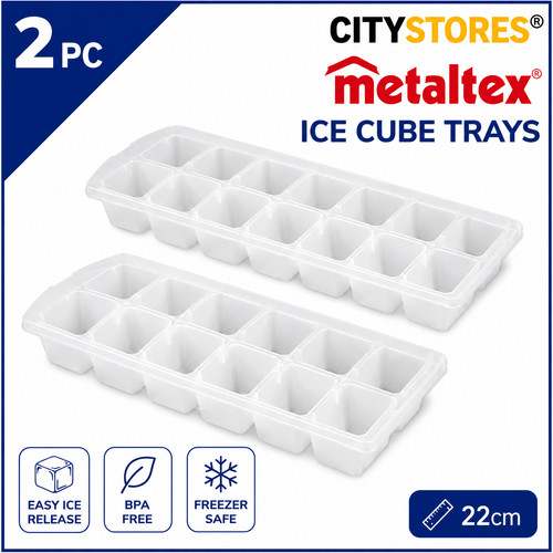 Metaltex ice cube trays - metaltex,