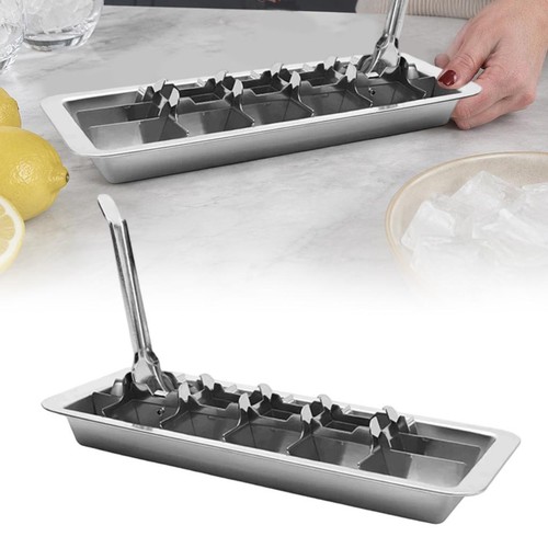Stainless steel ice cubes - steel, mold