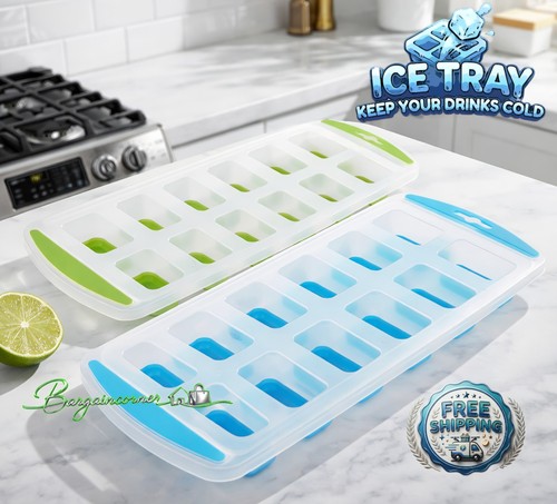 Ice cube tray easy pop - pop, out