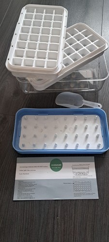 Grids ice cube - cube, with