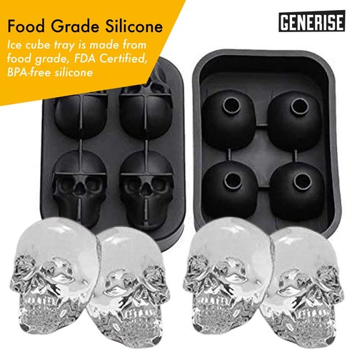 Skull ice cube - 3d,
