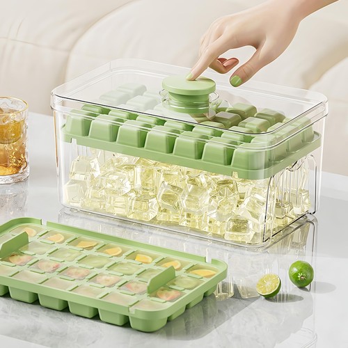 Grids ice cube - cube, with