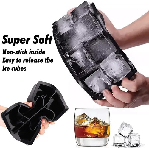 Large ice cube - cube, silicone