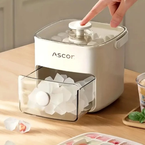 Ice cube tray - ice, press