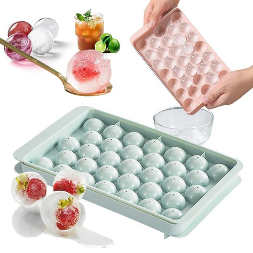 Ice cube tray with - tray, lid