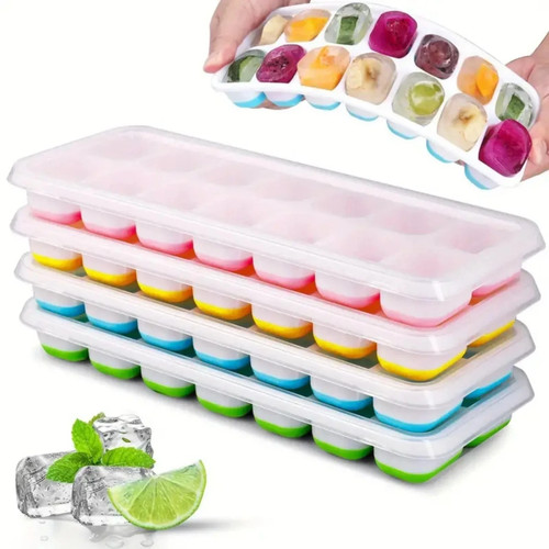 Silicone ice cube - , with