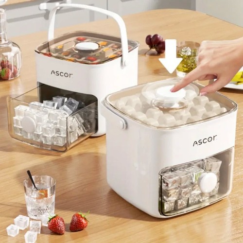 One touch press - ice, tray
