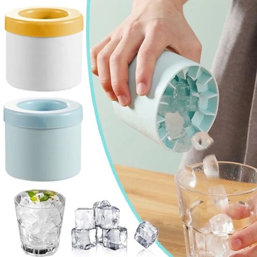 Silicone ice cube mold round - cube,