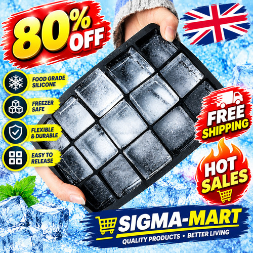 Large silicone ice cube - large,